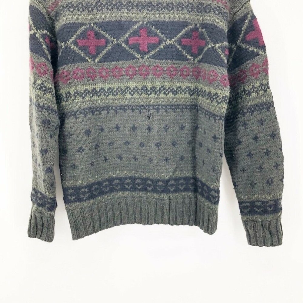 Polo Ralph Lauren Mens Pullover Sweater Gray Sz L - Picture 6 of 7